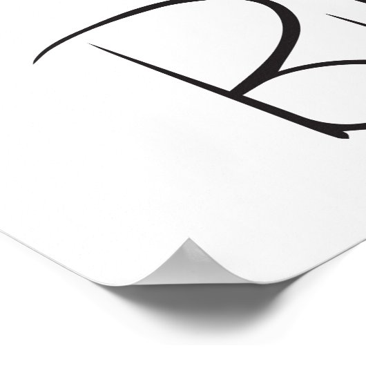 Supernatuurlijke typografie poster (Hoek)