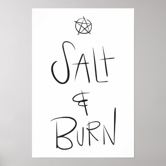 Supernatuurlijke typografie poster (Voorkant)