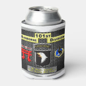 Supernieuw ontwerp van de 101e luchtverkeersdivisi blikjeskoeler (Blikje Voorkant)