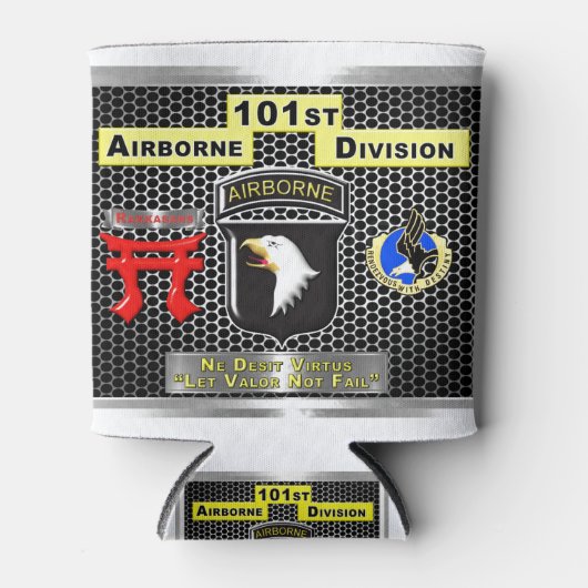 Supernieuw ontwerp van de 101e luchtverkeersdivisi blikjeskoeler (Voorkant)