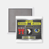 Supernieuw ontwerp van de 101e luchtverkeersdivisi magneet (Voorkant / Achterkant)