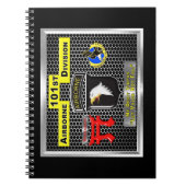 Supernieuw ontwerp van de 101e luchtverkeersdivisi notitieboek (Voorkant)