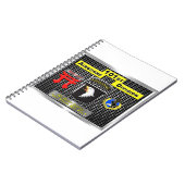 Supernieuw ontwerp van de 101e luchtverkeersdivisi notitieboek (Linkerzijde)