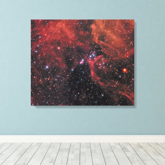 Supernova 1987A | Canvas Afdruk (Insitu (Houten vloer))