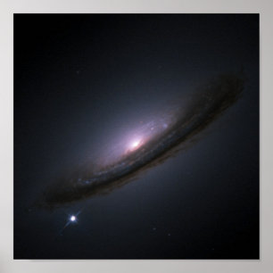 Supernova 1994D disk galaxy NASA Poster