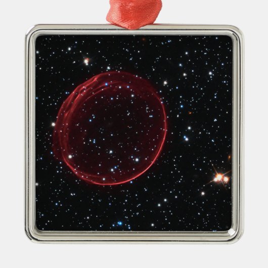 Supernova-bel Metalen Ornament (Voorkant)