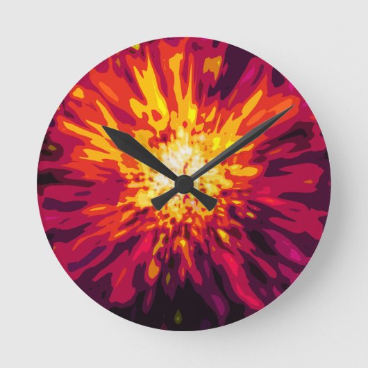 Supernova Blast Ronde Klok (Voorkant)