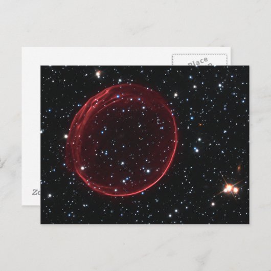 Supernova Bubble Briefkaart (Voorkant / Achterkant)