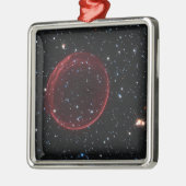 Supernova Bubble Metalen Ornament (Links)