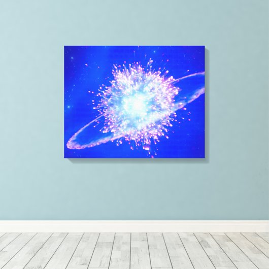 Supernova Canvas Afdruk (Insitu (Houten vloer))