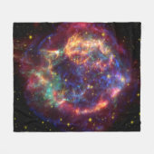 Supernova cassiopeia A Fleece Deken (Voorkant (Horizontaal))