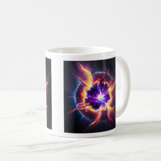 Supernova Classic Mok, 11 oz Koffiemok (Voorkant rechts)