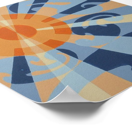 SUPERNOVA-druk (6 x 6 inch) Poster (Hoek)