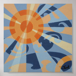 SUPERNOVA-druk (6 x 6 inch) Poster