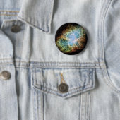 Supernova Explosion Star Galaxy Universe Black Sky Ronde Button 5,7 Cm (In situ)