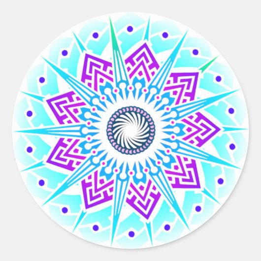 Supernova Flower Air Sticker (Voorkant)