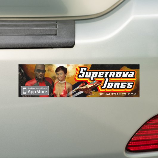 Supernova Jones Bumpersticker (Op auto)