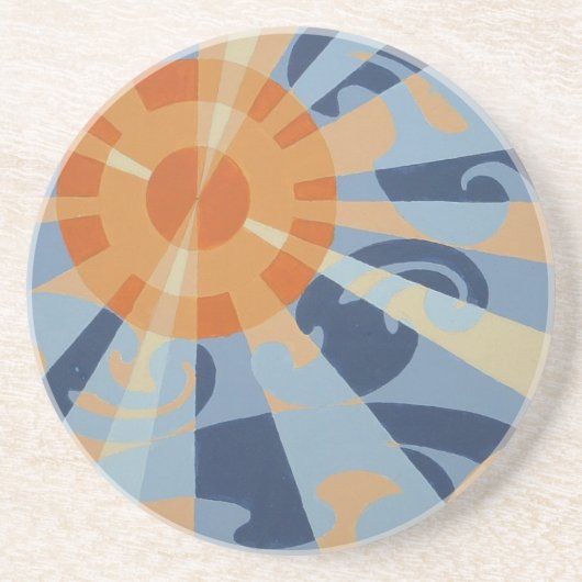 SUPERNOVA-onderzetter Zandsteen Onderzetter (Voorkant)