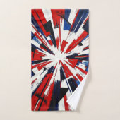 Supernova Pop – Abstracte Geometrische Explosie Bad Handdoek (Handdoek)