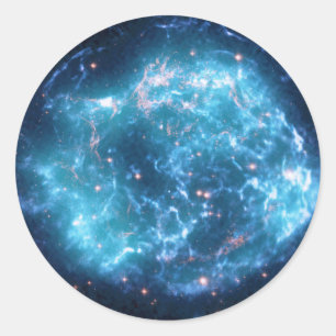Supernova Remnant Cassiopeia A Ronde Sticker