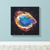 Supernova Remnant G299.2-2.9 NASA Space Photo Canvas Afdruk (Insitu (Houten vloer))