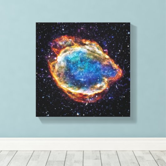 Supernova Remnant G299.2-2.9 NASA Space Photo Canvas Afdruk (Insitu (Houten vloer))