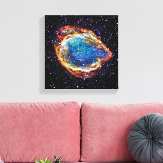 Supernova Remnant G299.2-2.9 NASA Space Photo Canvas Afdruk (Insitu (Woonkamer))