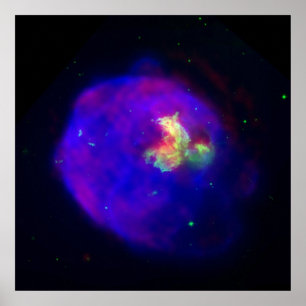 Supernova Remnant LMC N 63A Poster