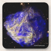 Supernova Remnant N49 Bier Onderzetter (Voorkant)