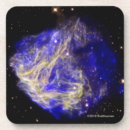 Supernova Remnant N49 Bier Onderzetter (Voorkant)