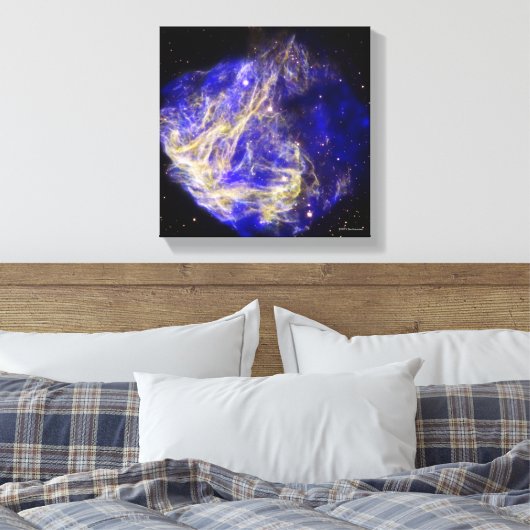 Supernova Remnant N49 Canvas Afdruk (Insitu (Slaapkamer))