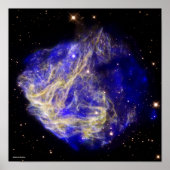 Supernova Remnant N49 Poster (Voorkant)