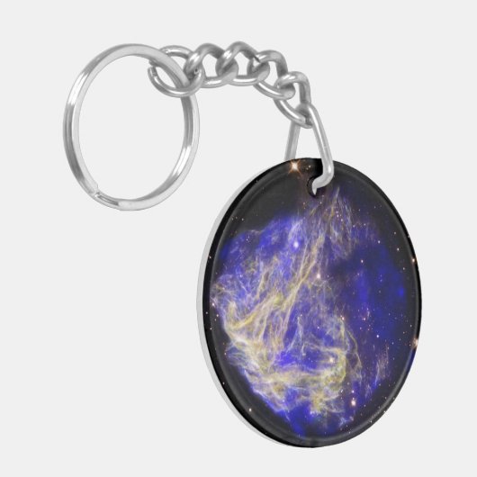 Supernova Remnant N49 Sleutelhanger (Voorkant Links)