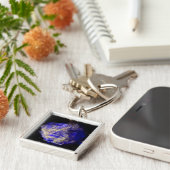 Supernova Remnant N49 Sleutelhanger (Zijkant)