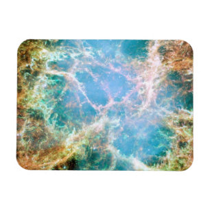 Supernova Remnant Position in Crab Nebula Magneet