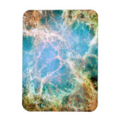Supernova Remnant Position in Crab Nebula Magneet (Verticaal)
