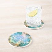 Supernova Remnant Position in Crab Nebula Zandsteen Onderzetter (Zijkant)