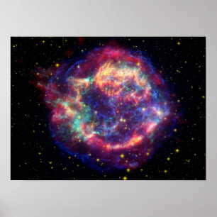 supernova restant Cassiopeia A Poster