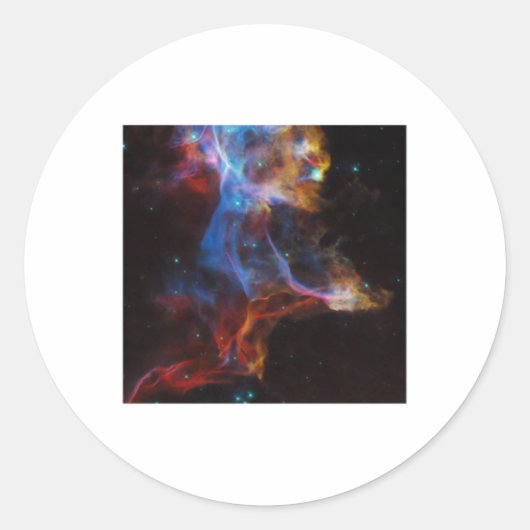 Supernova-restant van de Sticker van de sluierneve (Voorkant)