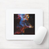 Supernova-restant van de Sticker van de sluierneve Muismat (Met muis)