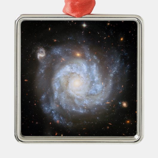 Supernova-Rich Spiral Galaxy NGC 1309 Metalen Ornament (Voorkant)