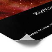 Supernova SN1987A in de Grote Magellanic Cloud Poster (Hoek)