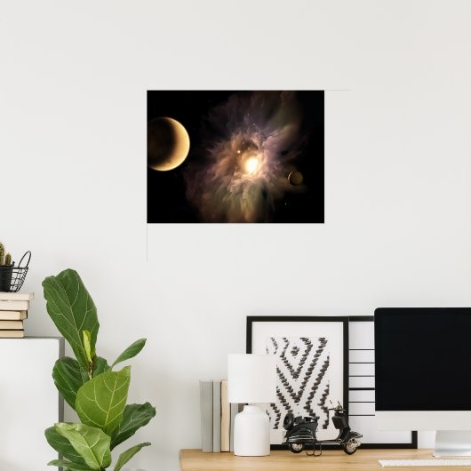 Supernova Sun Poster (Thuiskantoor)