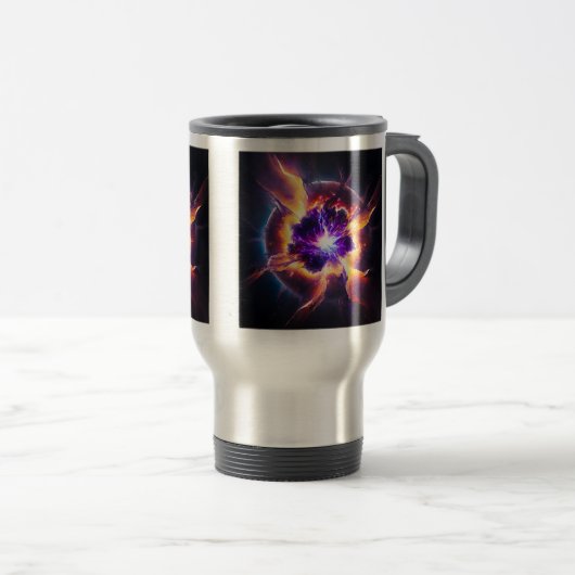 Supernova Travel/Commuter Mok, 15 oz Reisbeker (Voorkant rechts)