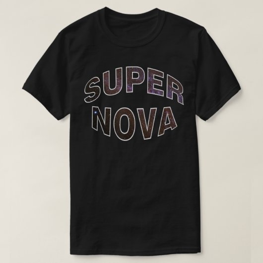Supernova voor ruimtevaartreizigers t-shirt (Design voorkant)
