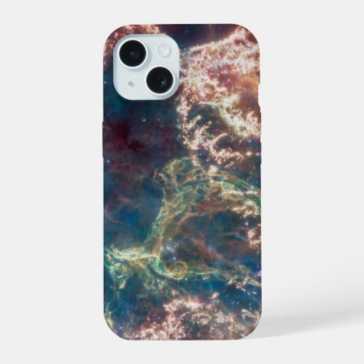 Supernovarest Cassiopeia A. iPhone 15 Case (Achterkant)