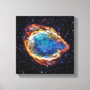 Supernovarestant G299.2-2.9 NASA-ruimtfoto Canvas Afdruk