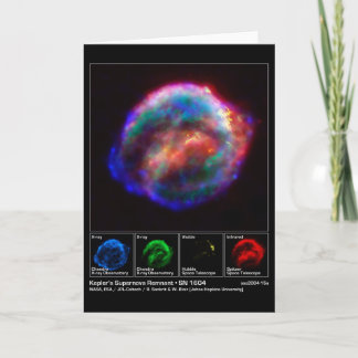 Supernovarestant van Kepler - SN 1604 NASA Kaart