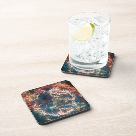 Supernovaresten Cassiopeia A. Bier Onderzetter (Rechterzijde)