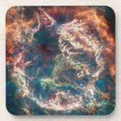 Supernovaresten Cassiopeia A. Bier Onderzetter (Voorkant)